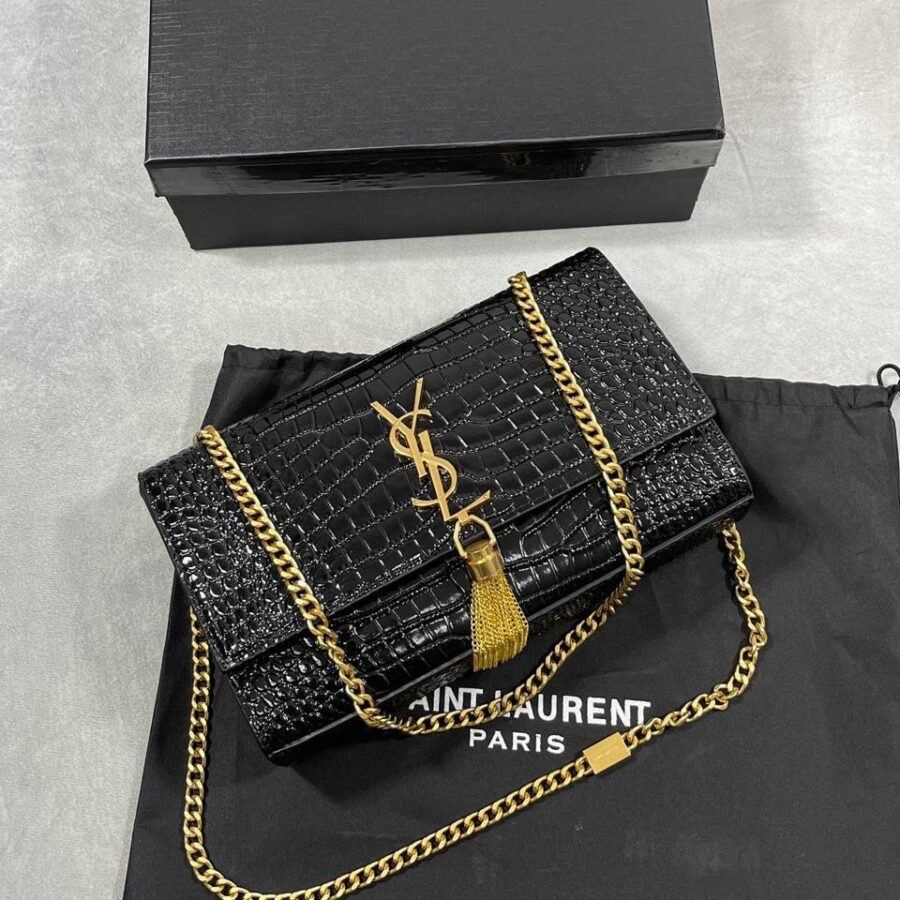 YSL CROC SKIN BAG